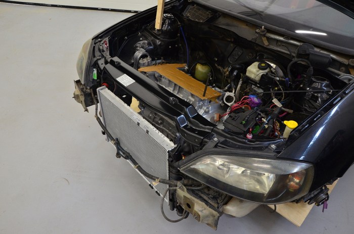 Панель радиатора astra G